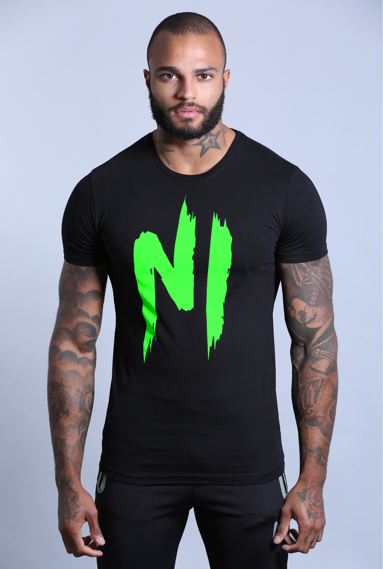 T-Shirt NI Noir/Vert – NI Officiel